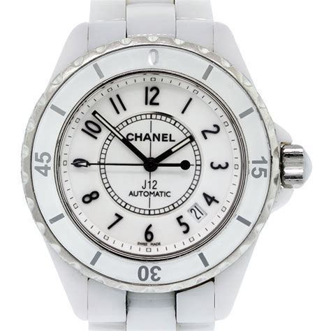 chanel white watch for sale|chanel j12 white price.